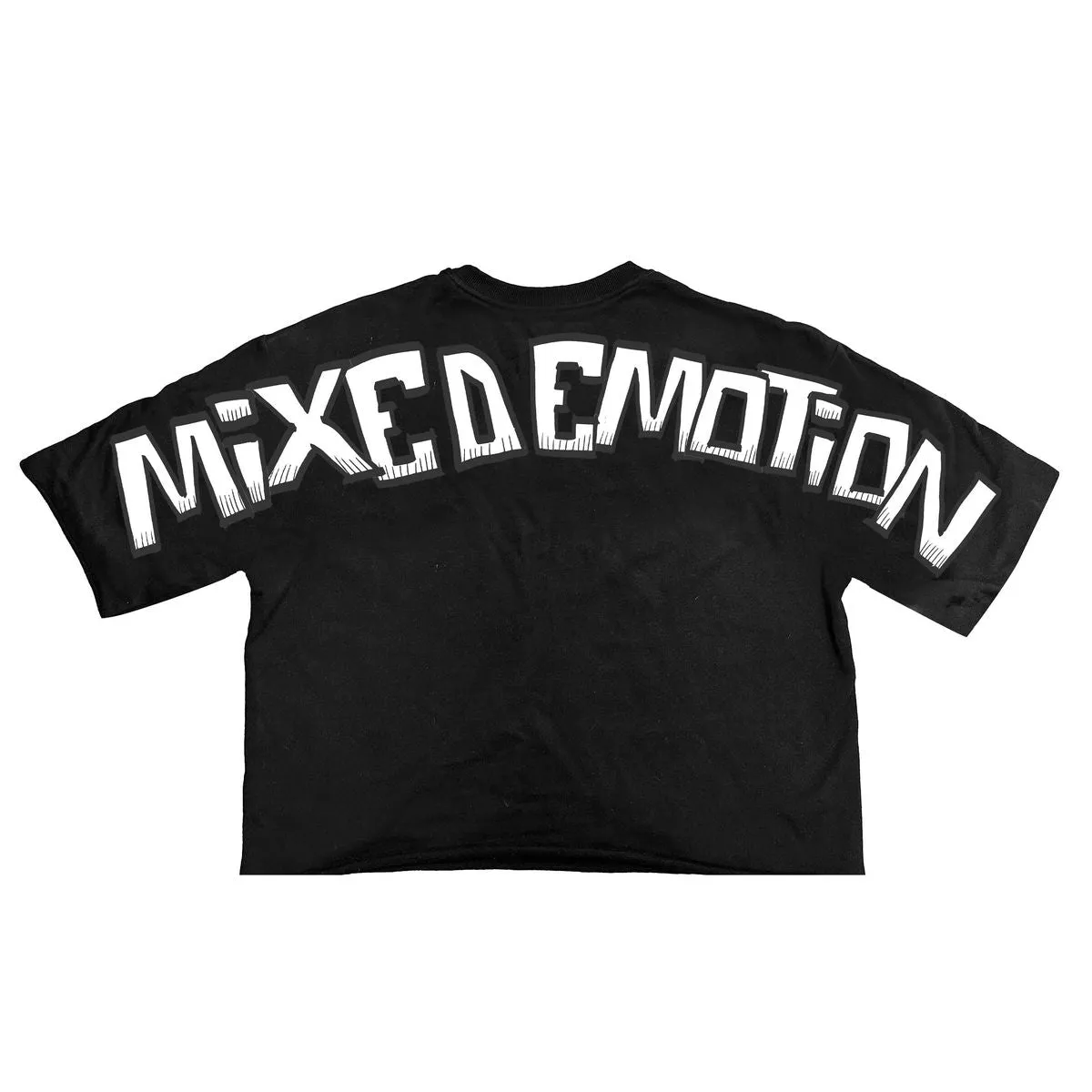 Monster Cropped T-Shirt - Black