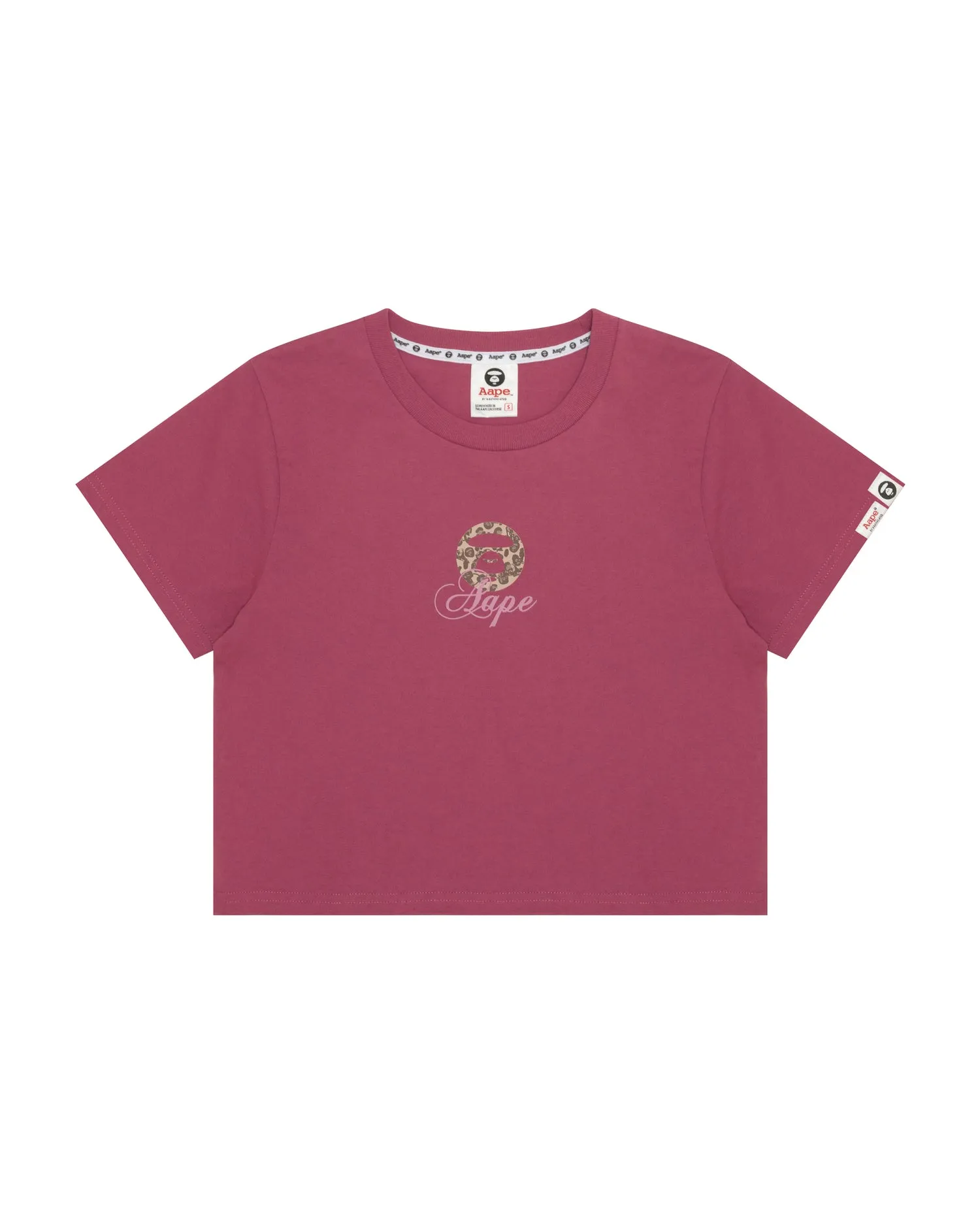 Moonface logo cropped tee