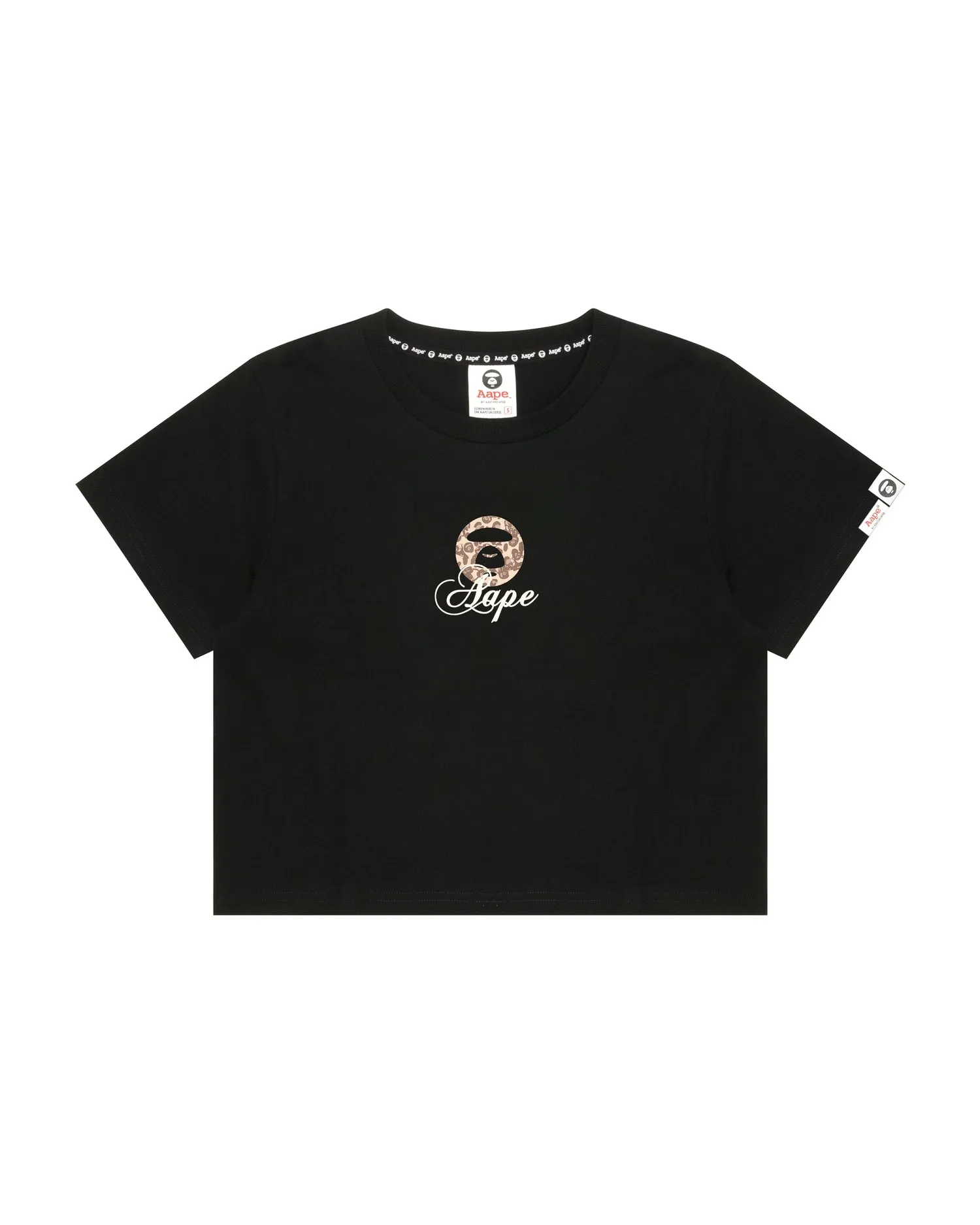 Moonface logo cropped tee