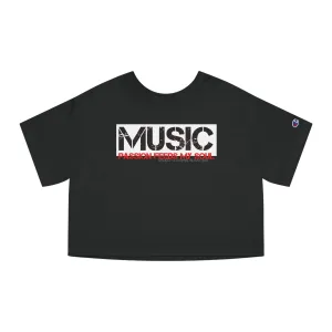 MUSIC Passion Feeds My Soul  Cropped T-Shirt
