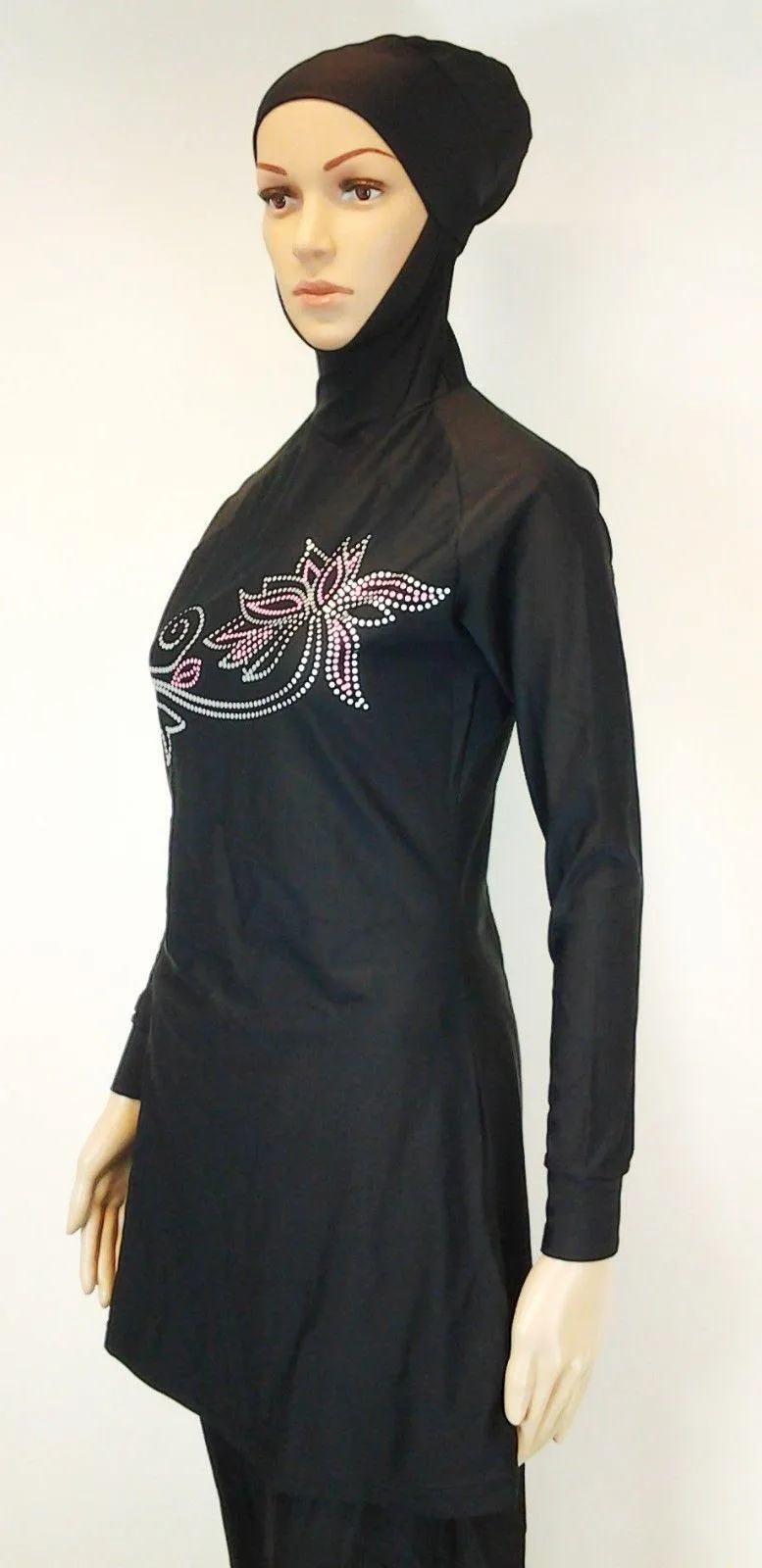 Muslim Islamic Full Cover Swimwear Beach Wear Costumes S-3XL