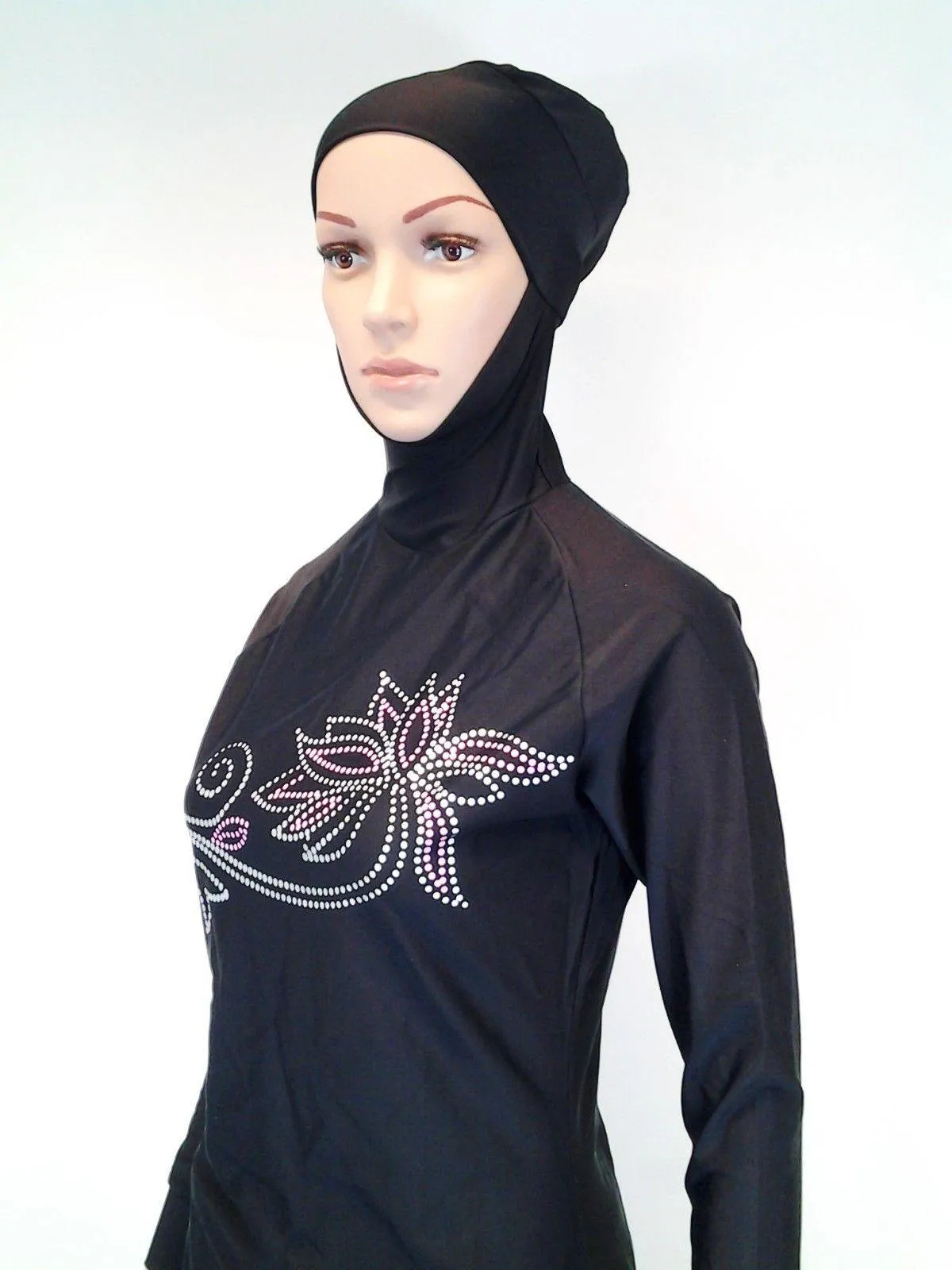 Muslim Islamic Full Cover Swimwear Beach Wear Costumes S-3XL