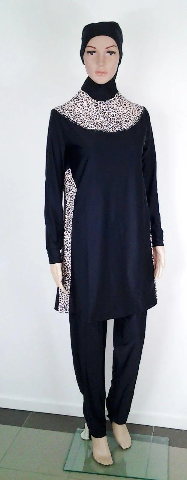 Muslim Islamic Full Cover Swimwear Beach Wear Costumes S-3XL