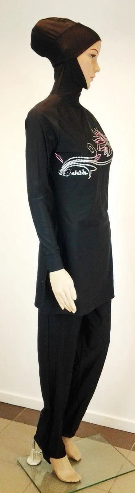 Muslim Islamic Full Cover Swimwear Beach Wear Costumes S-3XL