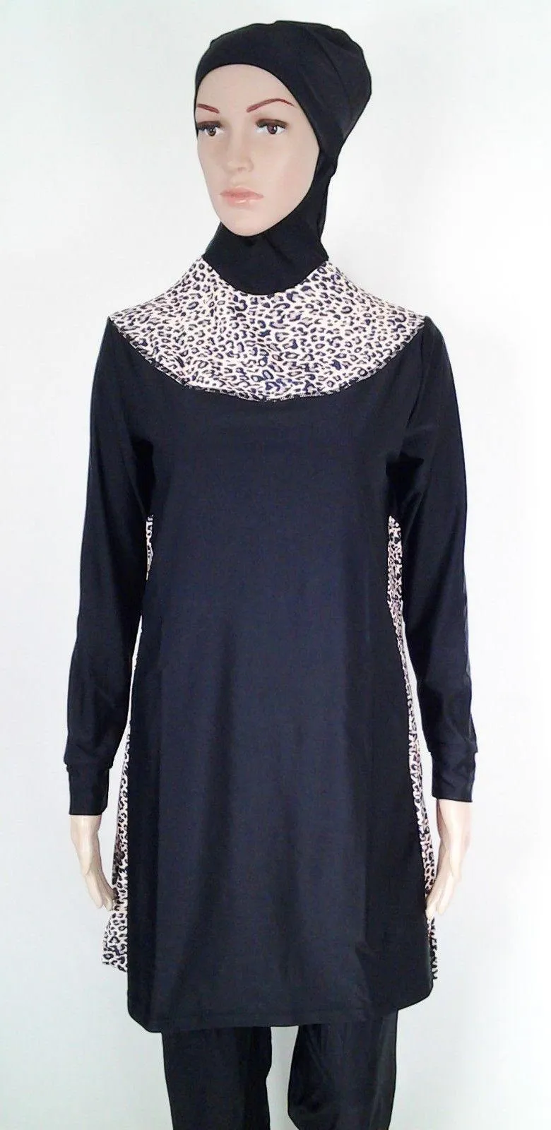 Muslim Islamic Full Cover Swimwear Beach Wear Costumes S-3XL