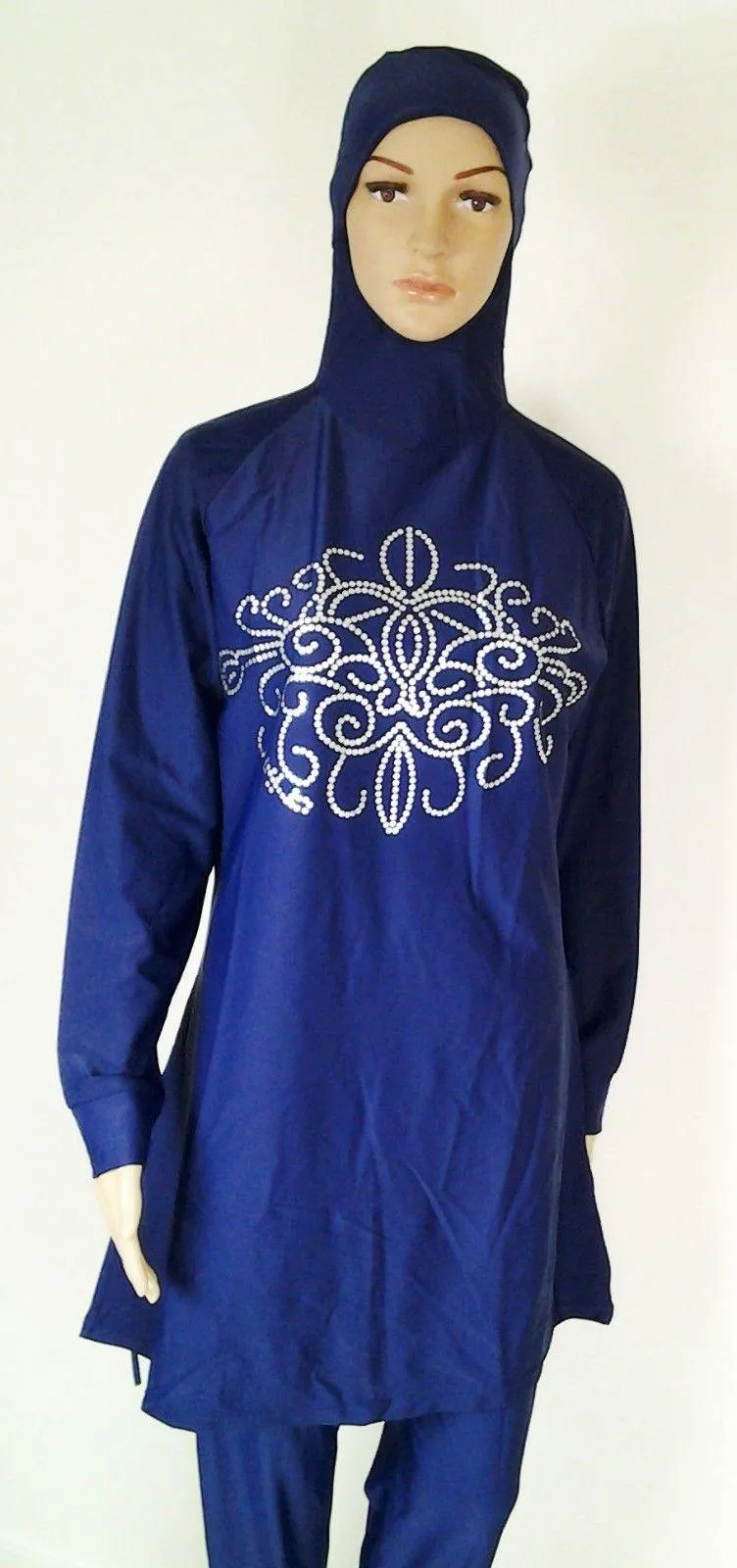 Muslim Islamic Full Cover Swimwear Beach Wear Costumes S-3XL