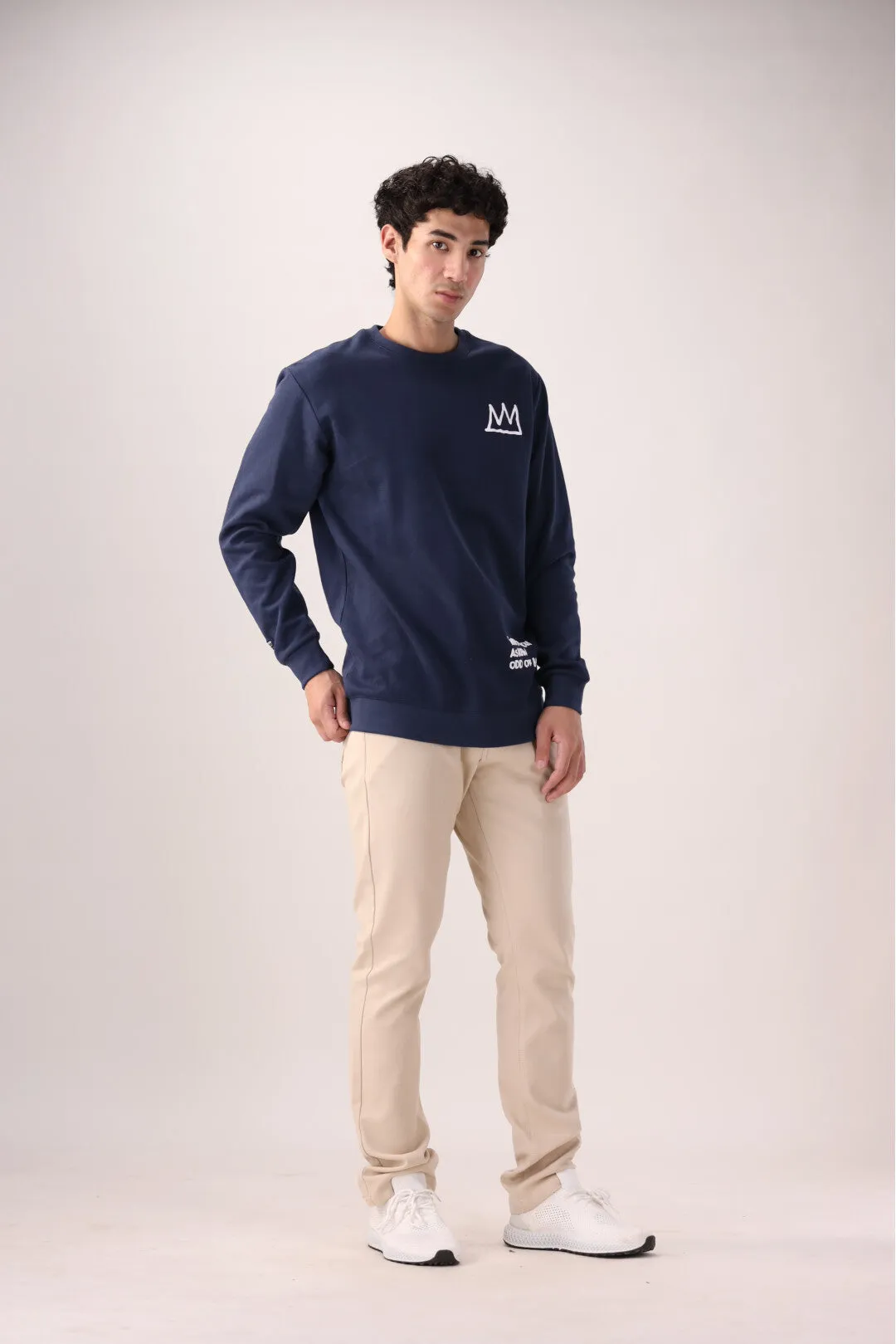 Navy Basic Sweatshirt