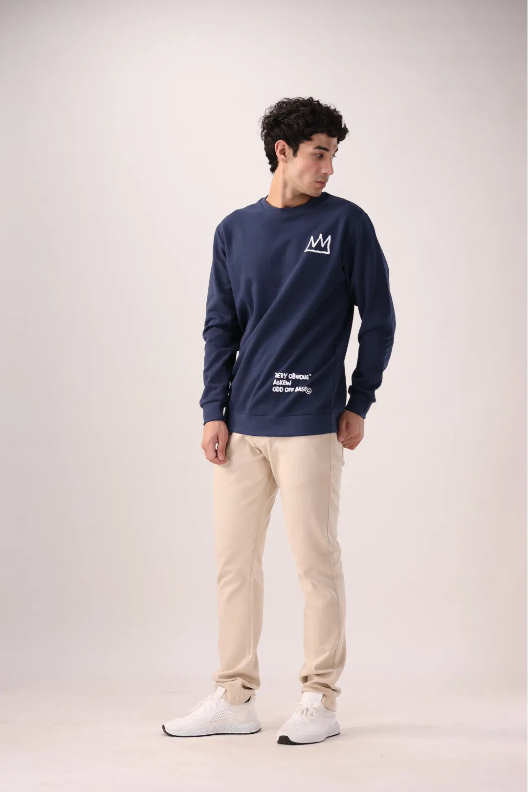 Navy Basic Sweatshirt