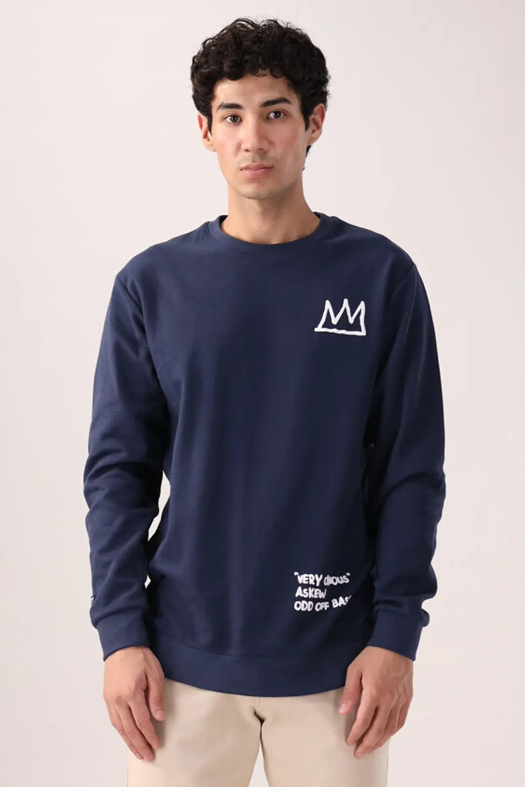 Navy Basic Sweatshirt