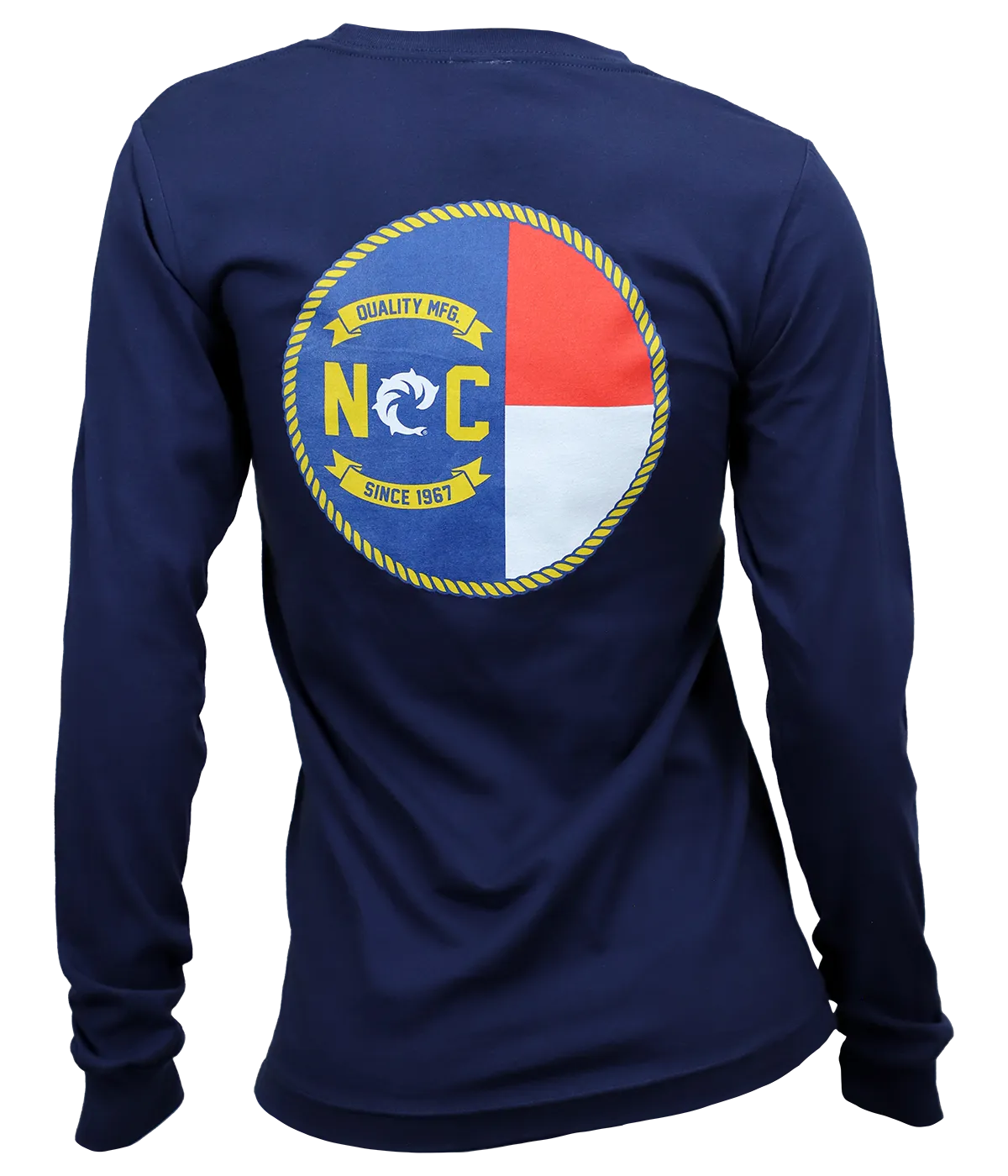 NC Flag Ladies L/S T-Shirt