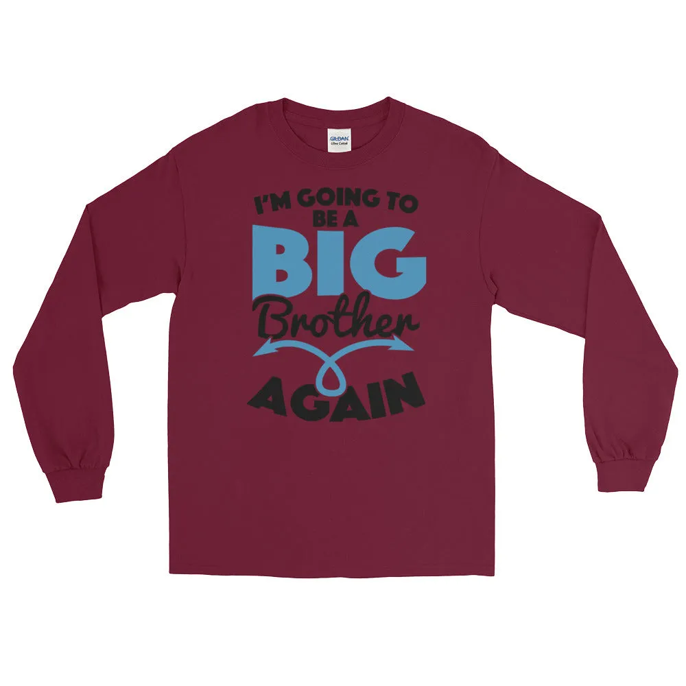 New Big Brother Pregnancy Announcement Shirt for Son Long Sleeve Tee