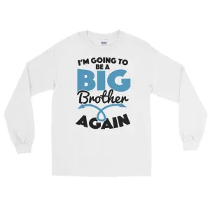 New Big Brother Pregnancy Announcement Shirt for Son Long Sleeve Tee