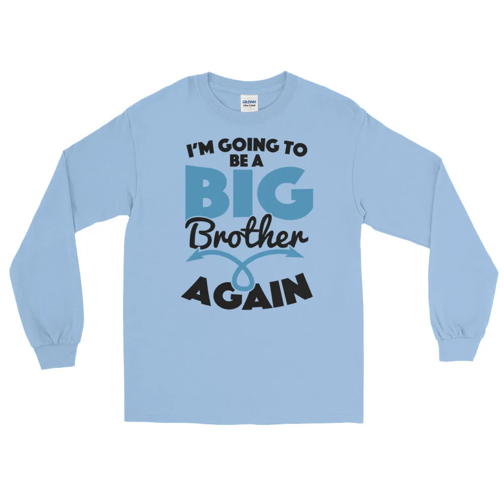 New Big Brother Pregnancy Announcement Shirt for Son Long Sleeve Tee
