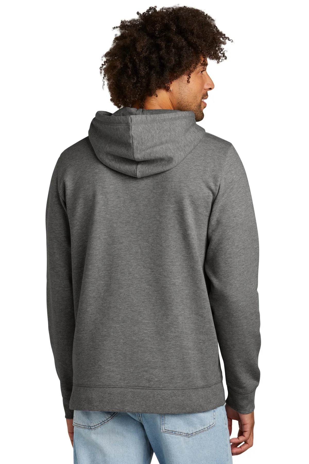 New Era Comeback Fleece Pullover Hoodie NEA550 Dark Heather Grey