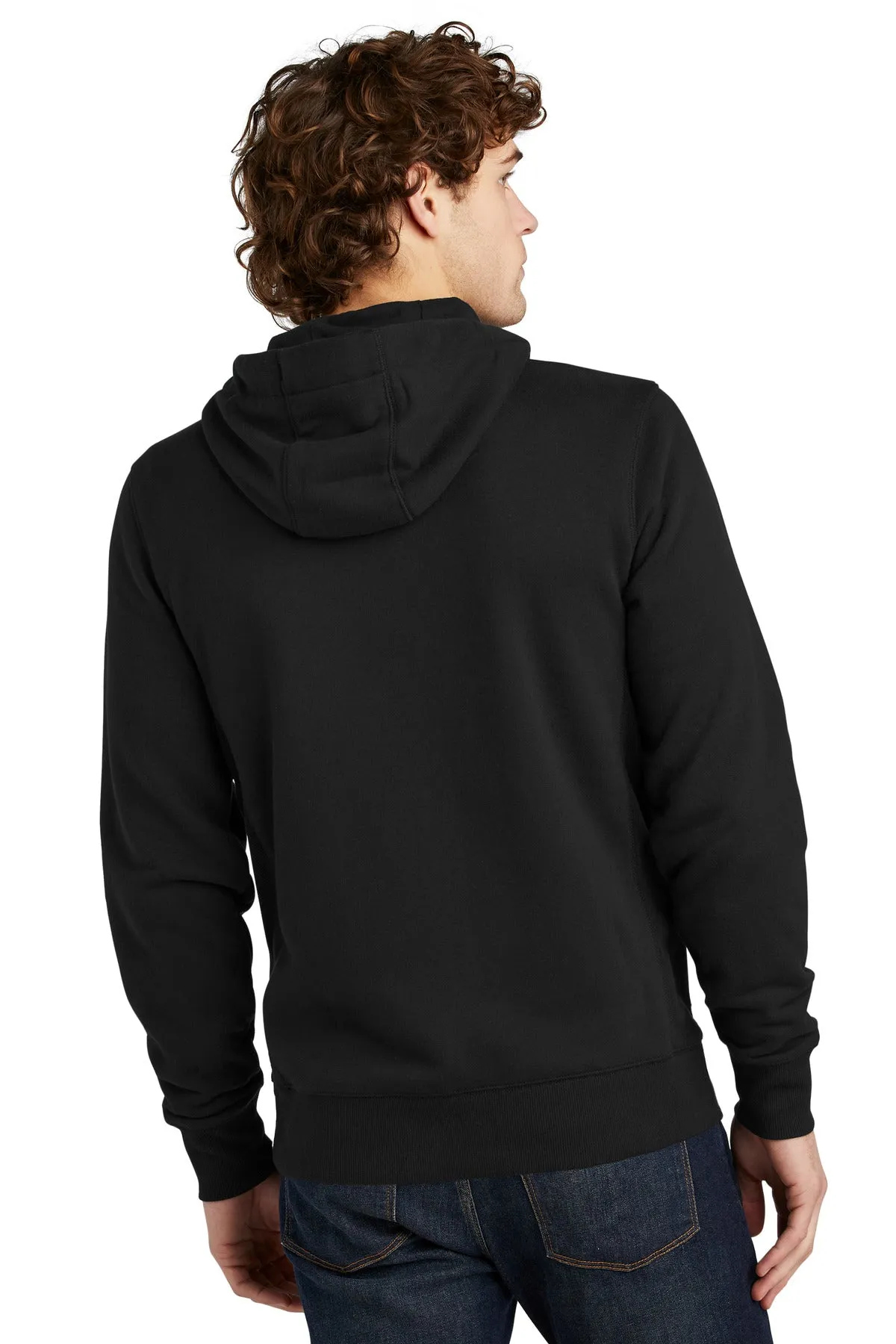 New Era  French Terry Full-Zip Hoodie. NEA502 Black