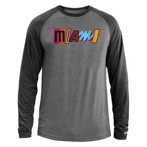 New ERA Miami HEAT Mashup Long Sleeve Tee