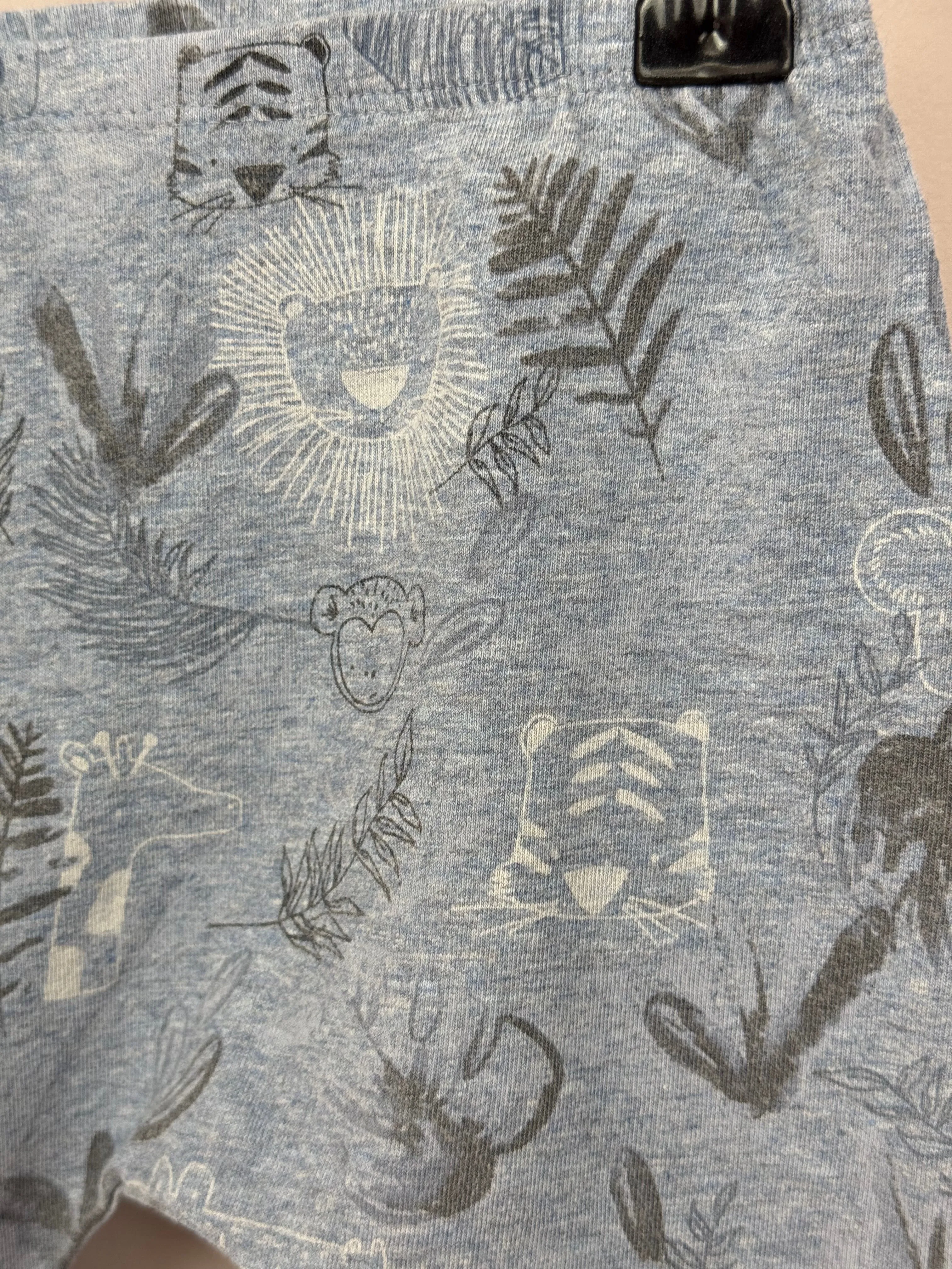 Next blue tiger leggings 6-9m