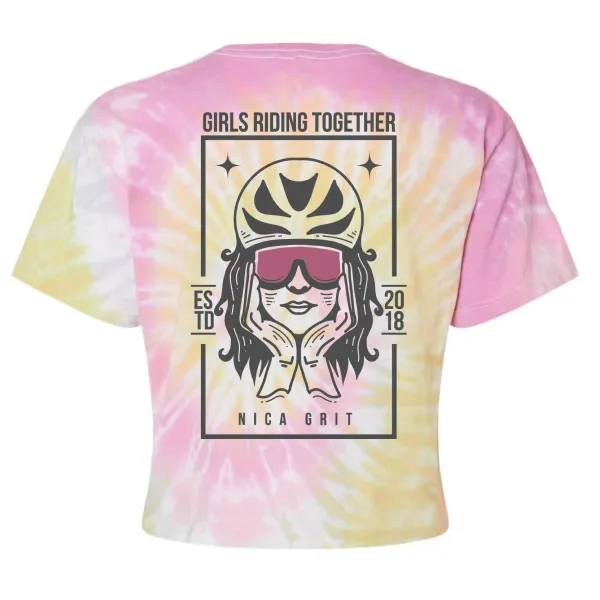 NICA GRiT Focus Tie-Dye Special Edition Crop Tee