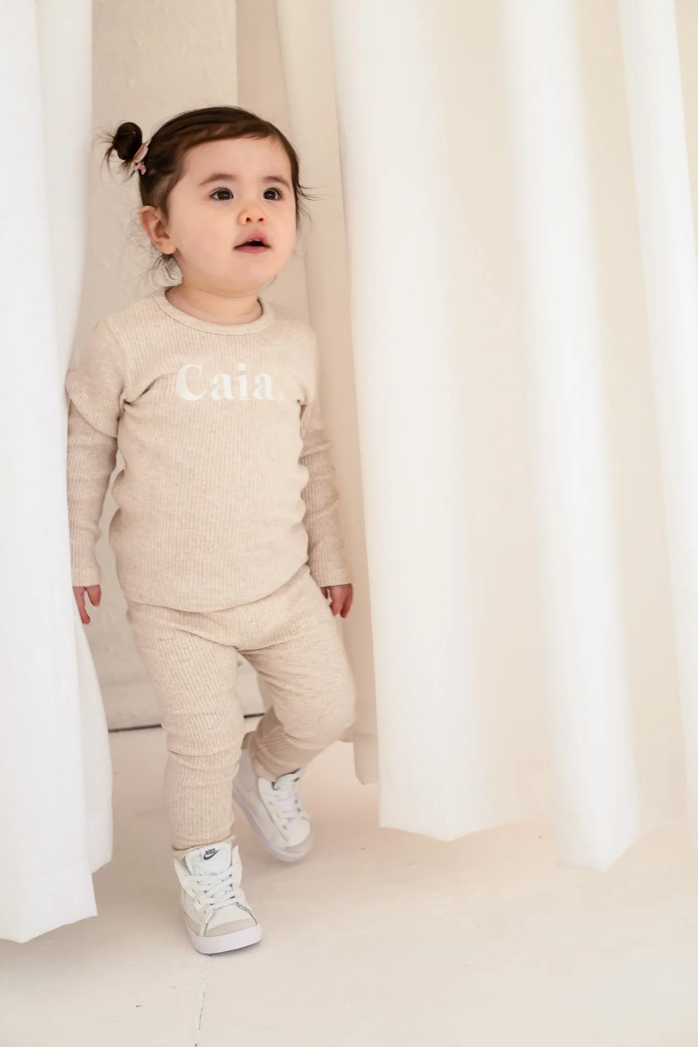 Oatmeal Ribbed Set