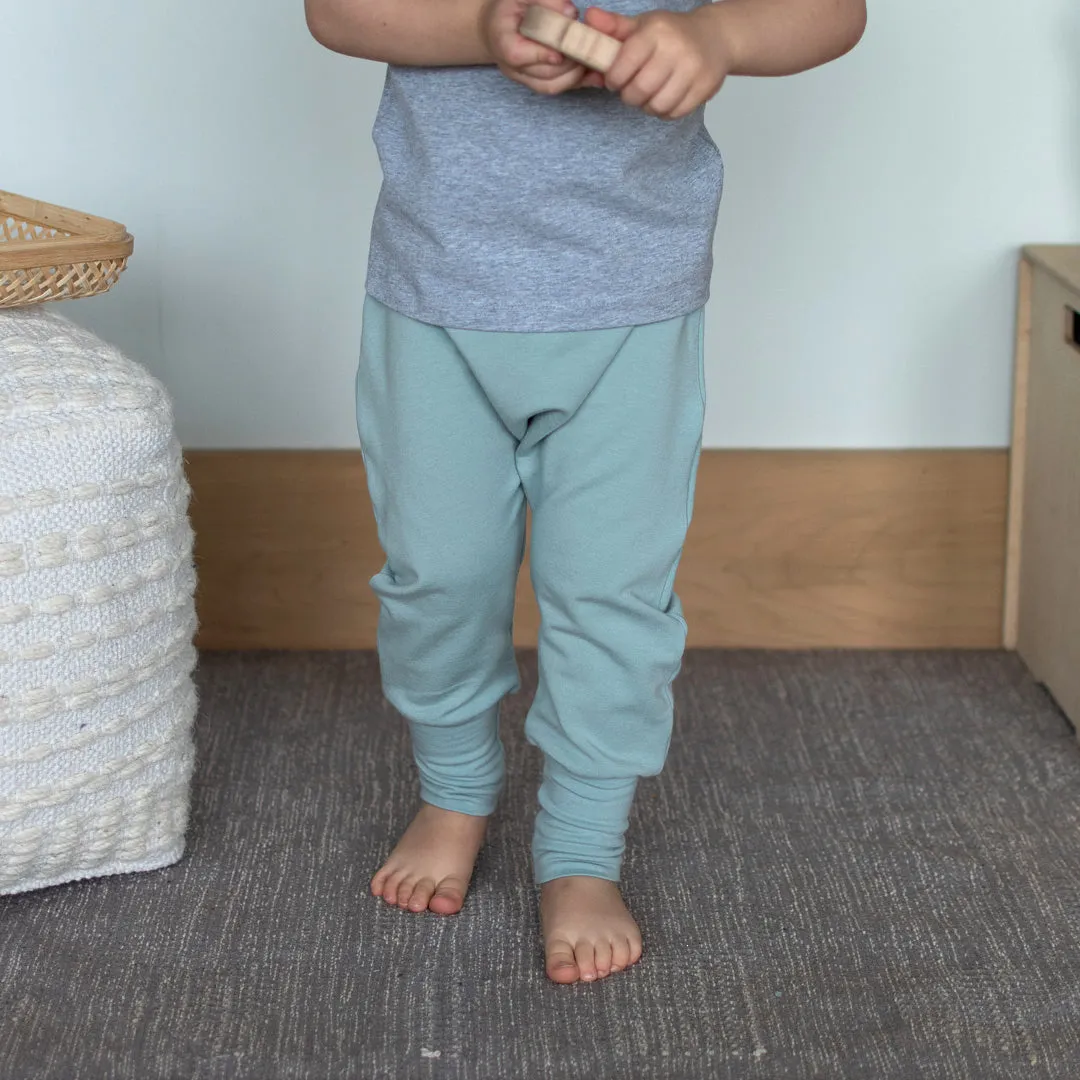 Ocean Mist Grow-With-Me Harem Pants