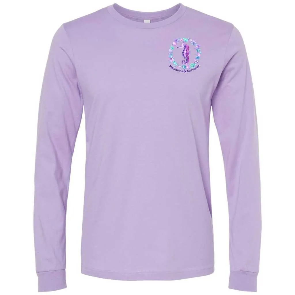 Ocean Soul Long Sleeve T-Shirt (Lavender)