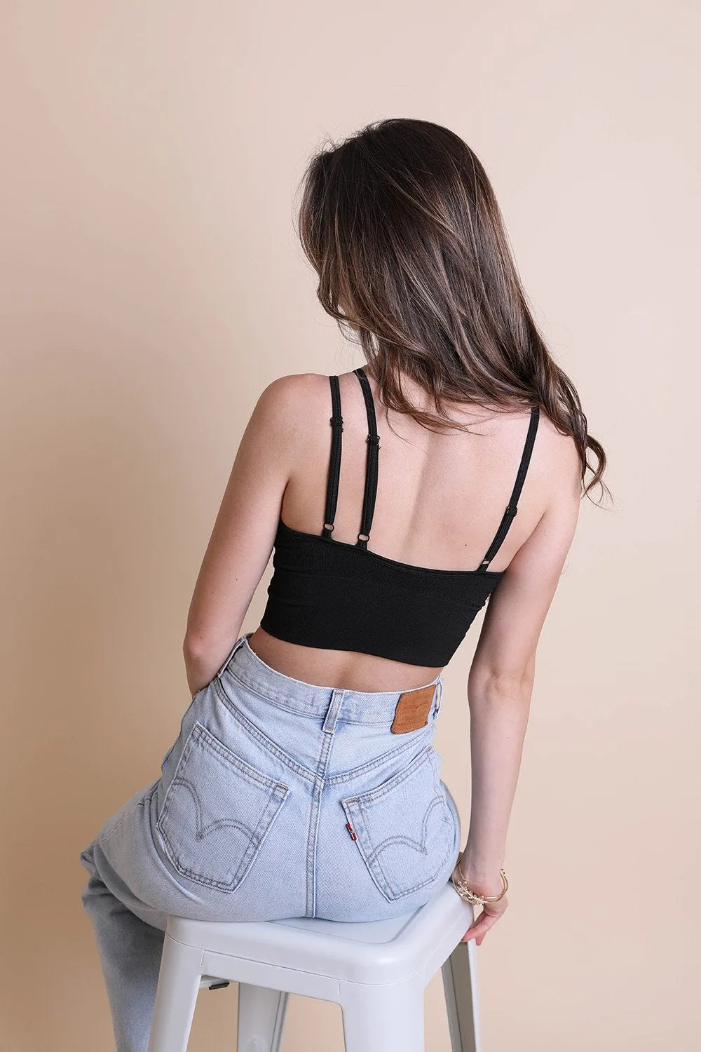 Offset Shoulder Brami Top - 3 colors