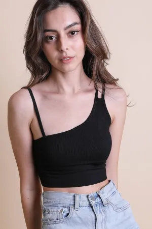 Offset Shoulder Brami Top - 3 colors