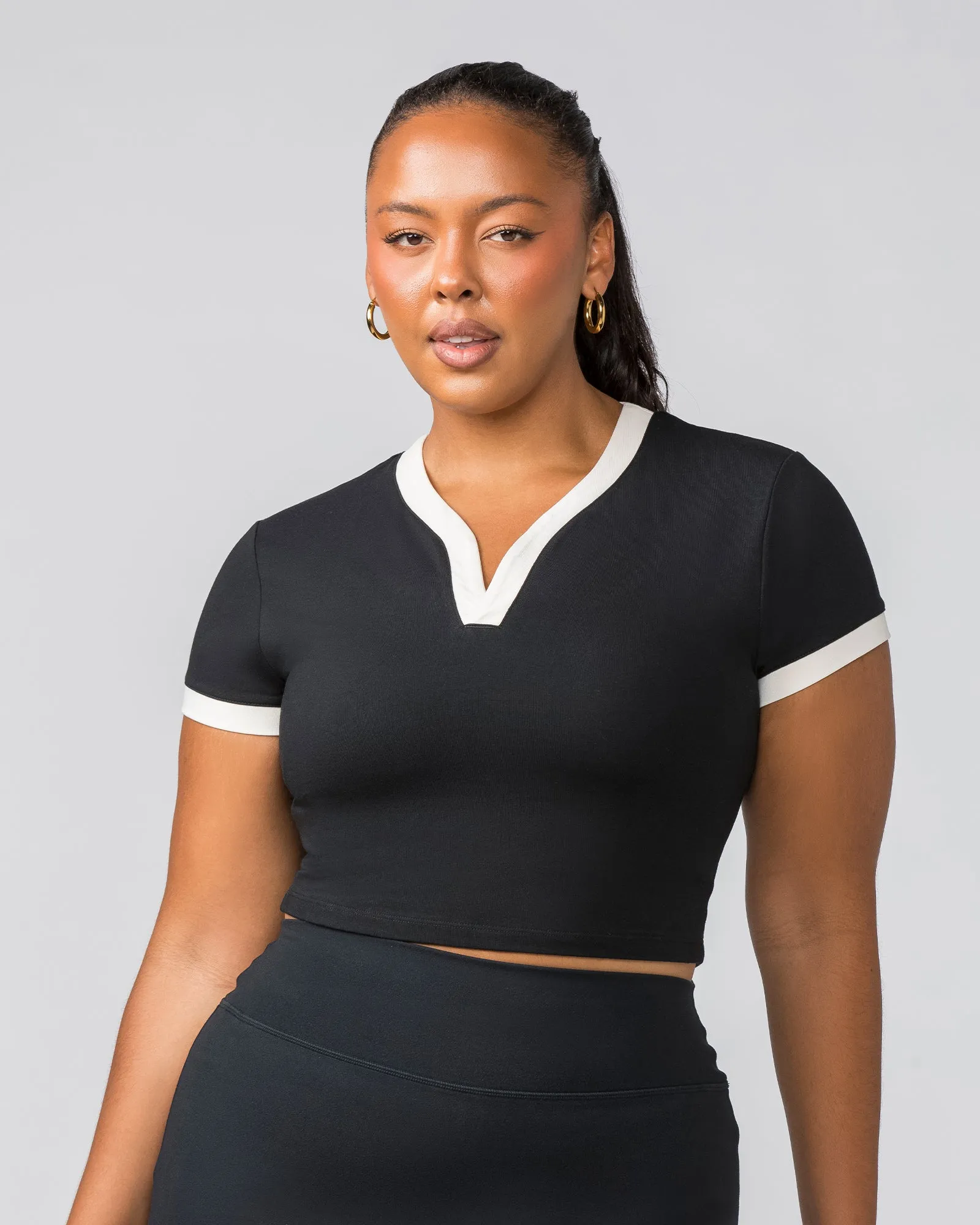 Offside Baby Tee - Black