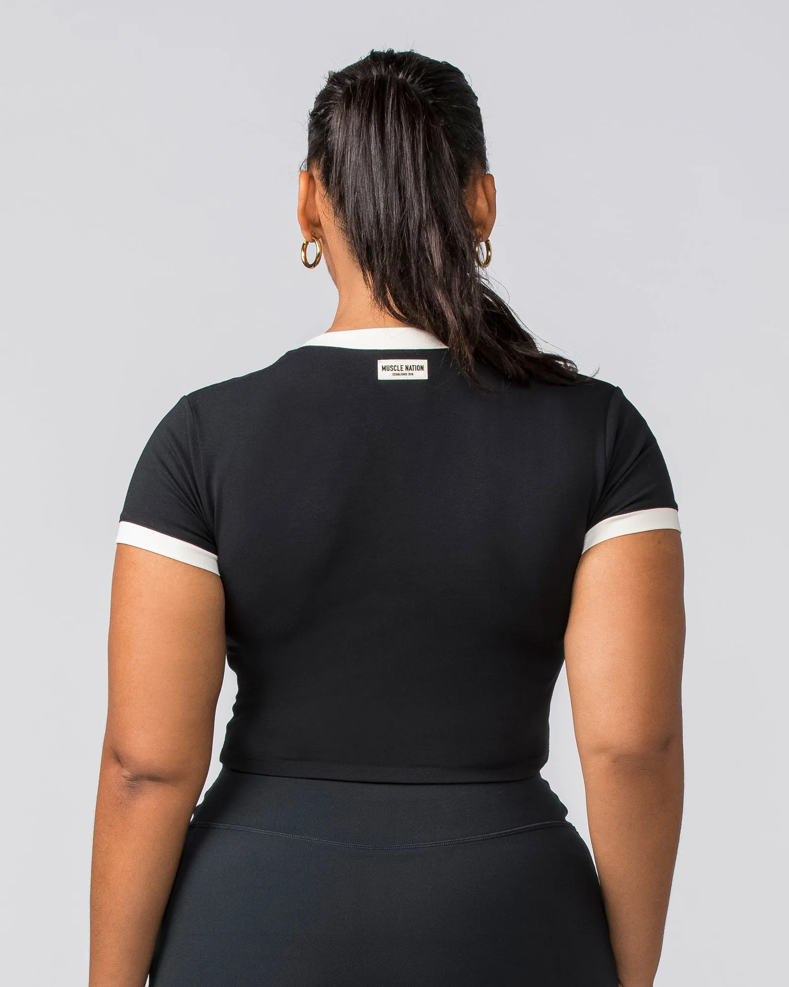 Offside Baby Tee - Black