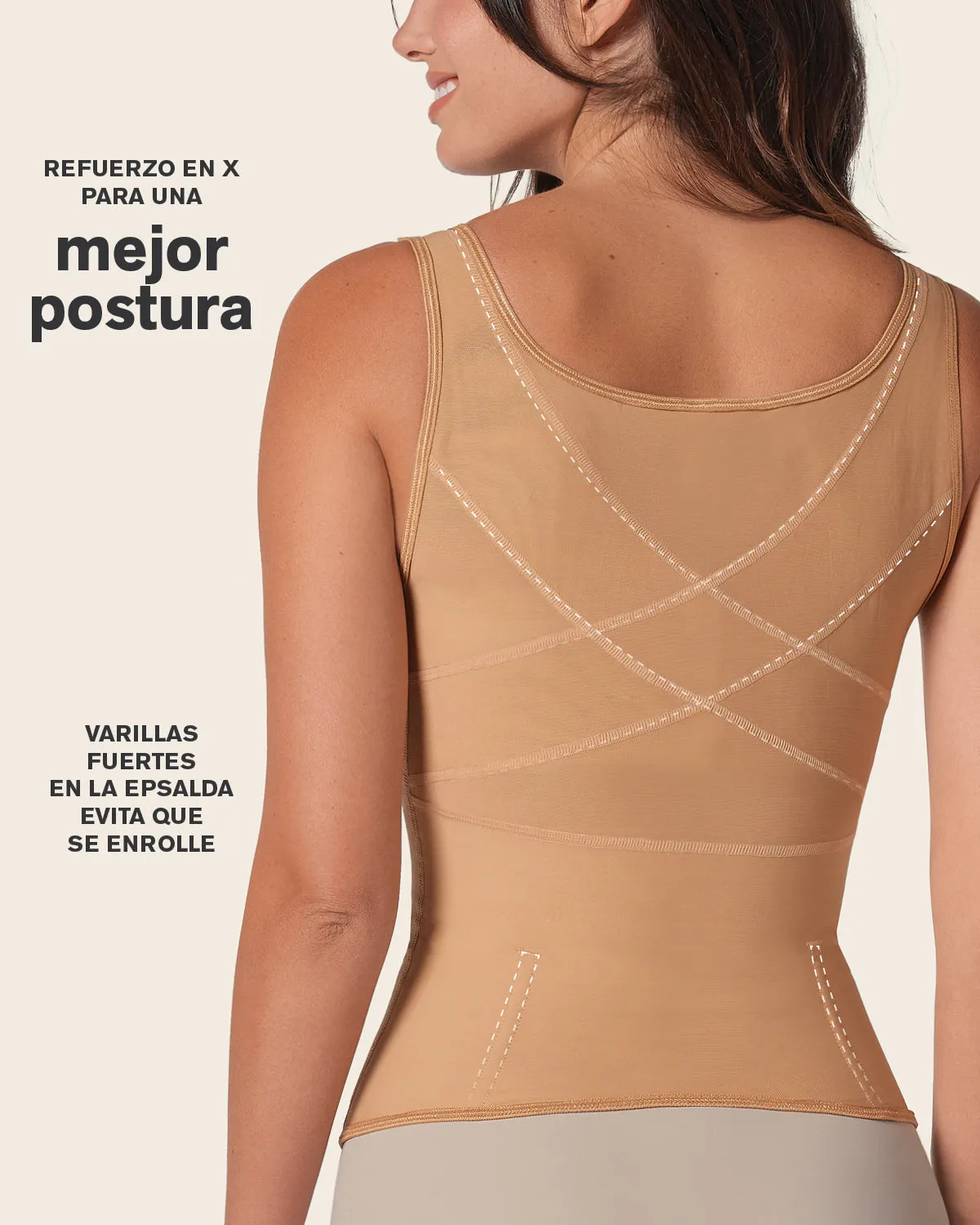 Open Bust Sculpting Back Support Tank