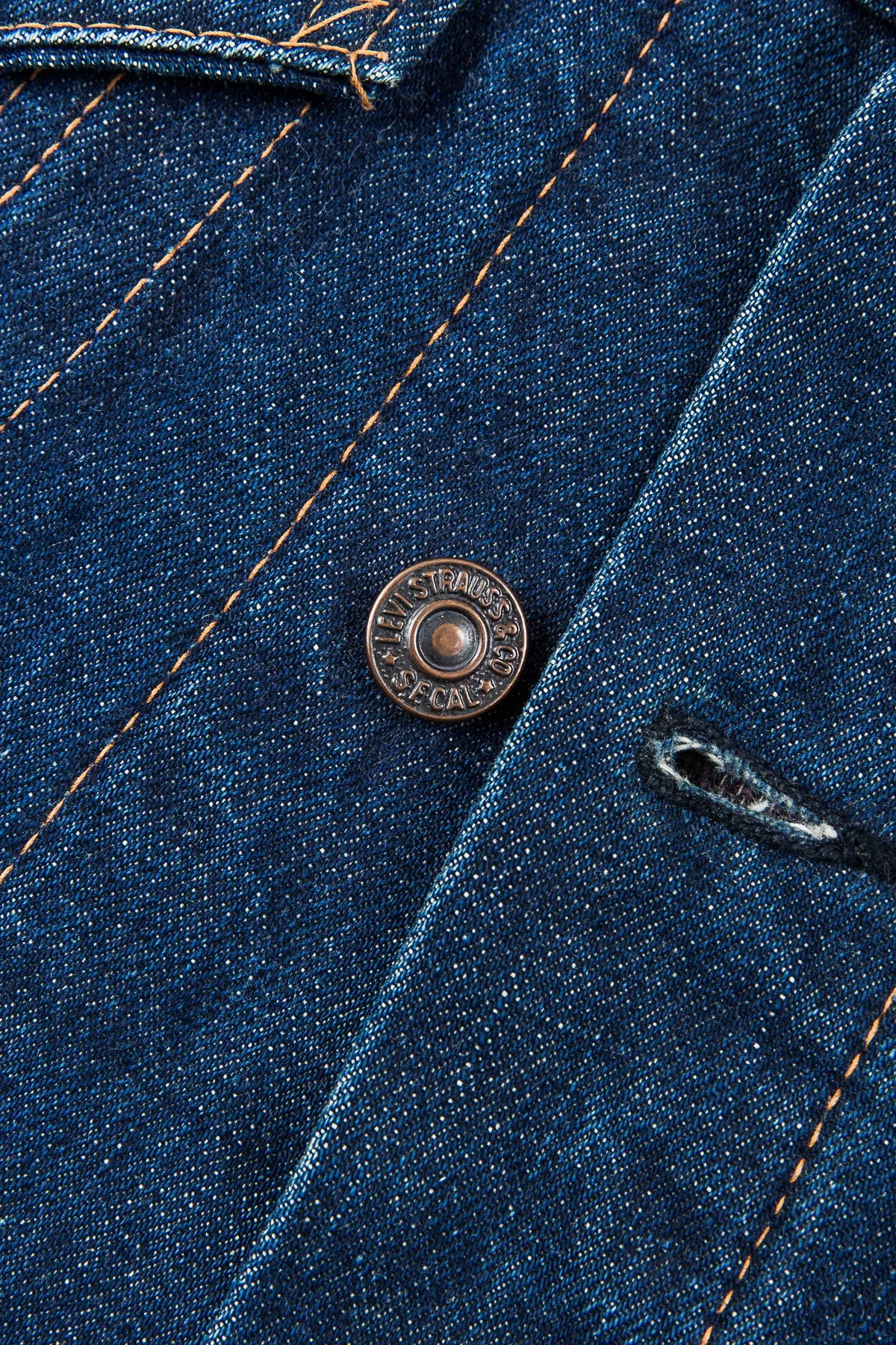 Original Vintage Levi's 70505 Big E Blanket Lined Jacket