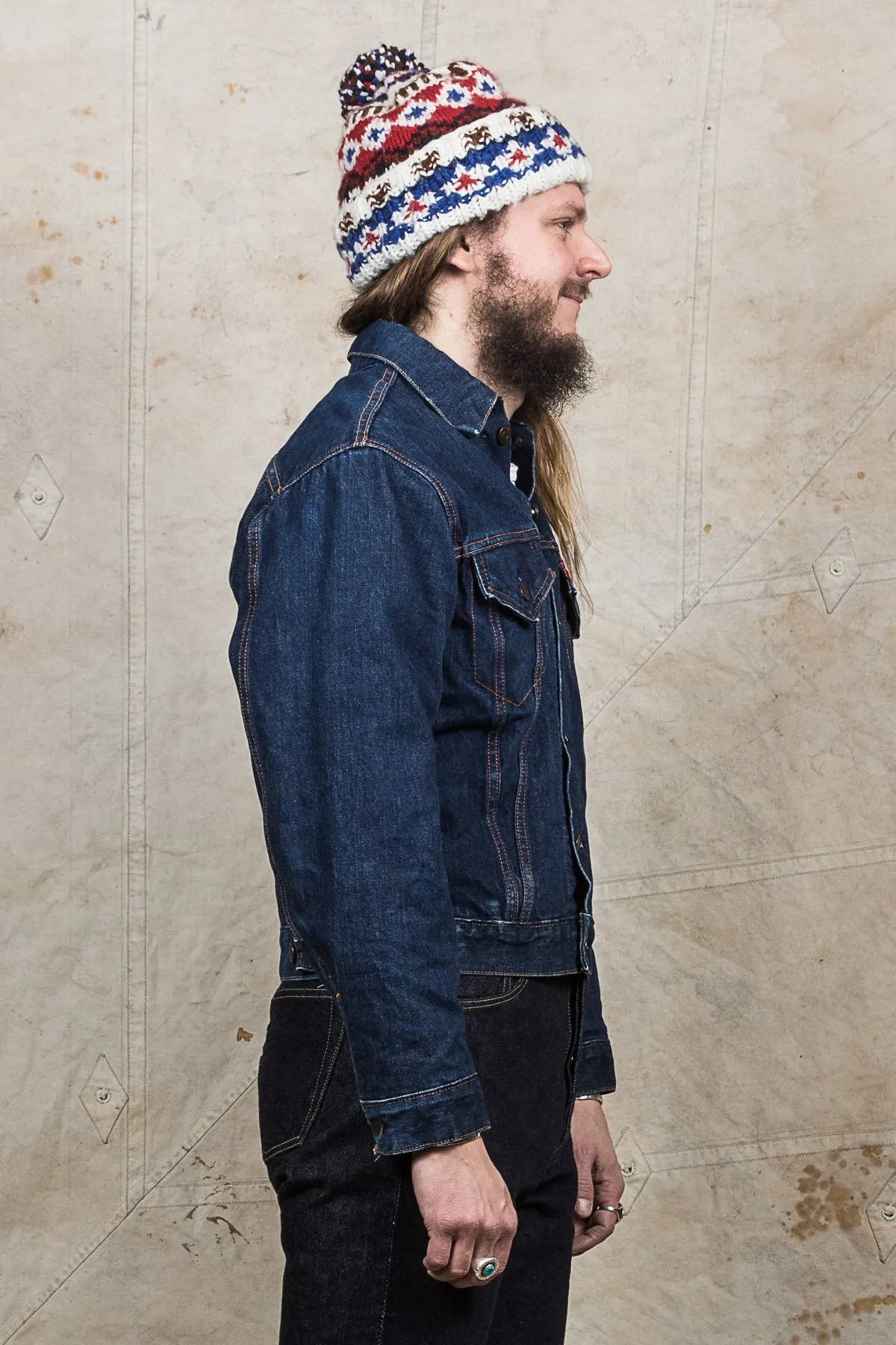 Original Vintage Levi's 70505 Big E Blanket Lined Jacket