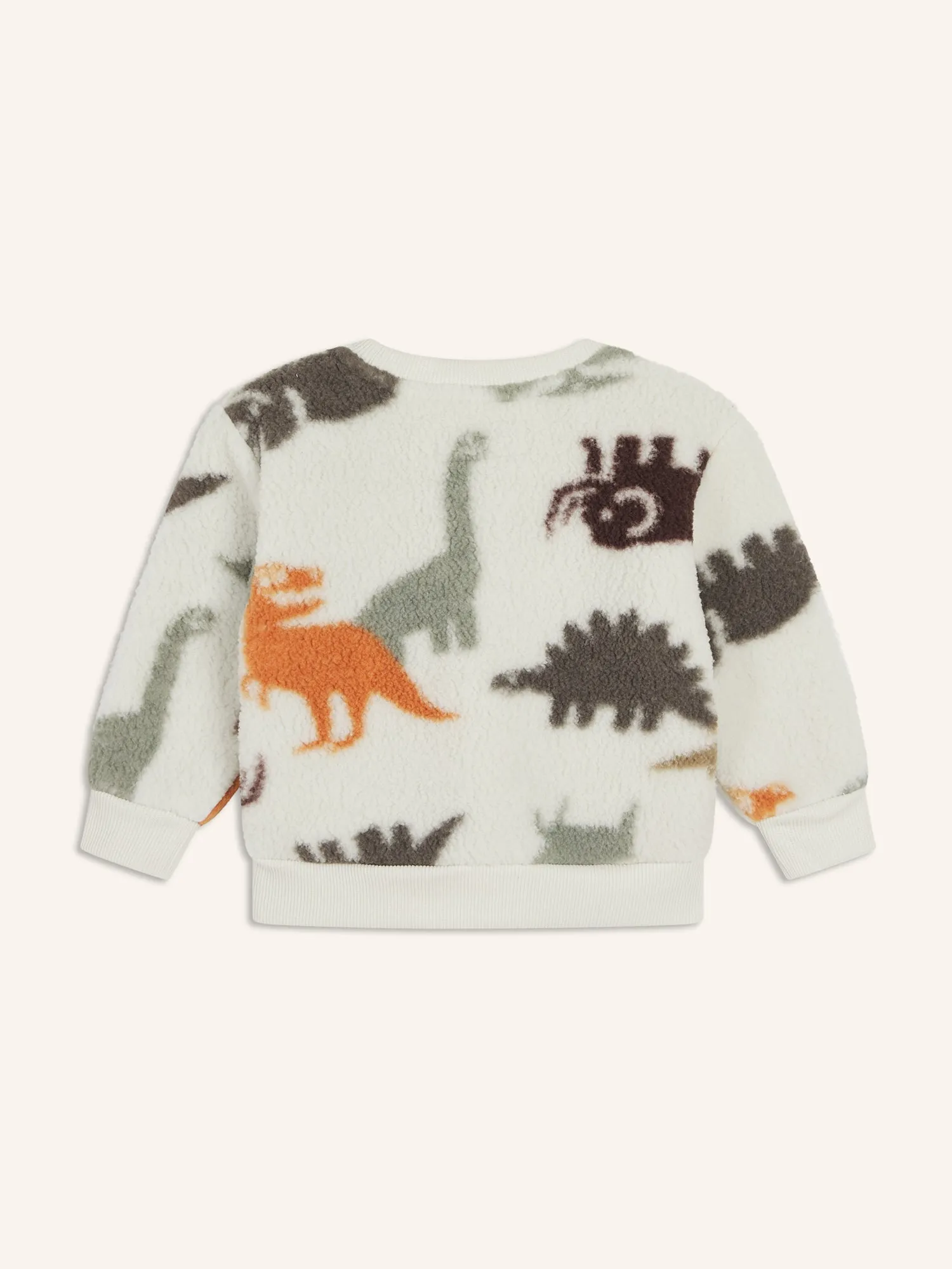 Oversized Crew-Neck Logo-Graphic Sweatshirt for Toddler Boys