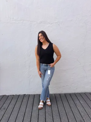 Oversized V-Neck Sweater Vest
