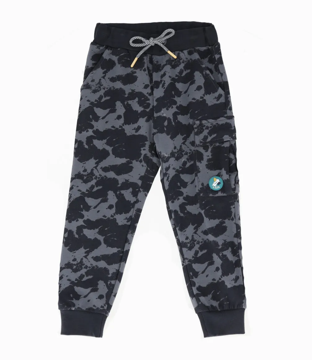 Pantalón de buzo niño camo