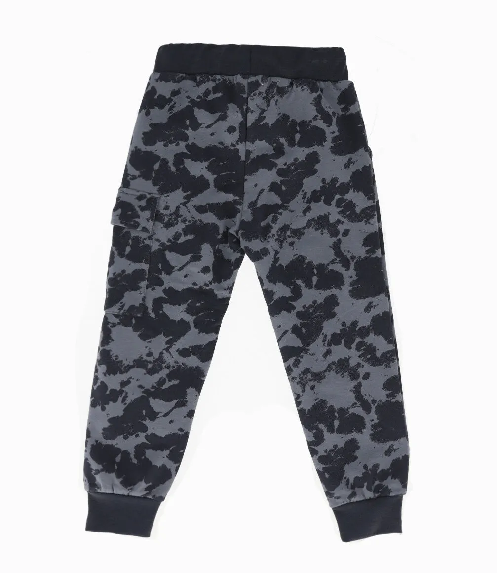 Pantalón de buzo niño camo