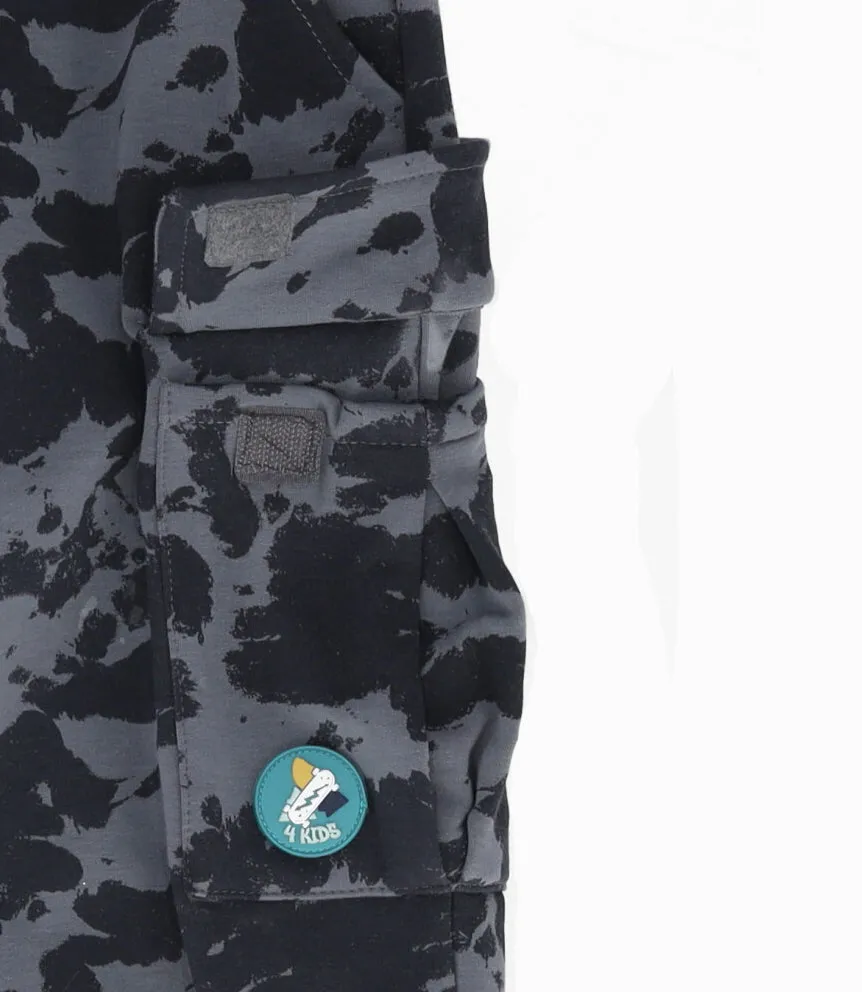 Pantalón de buzo niño camo