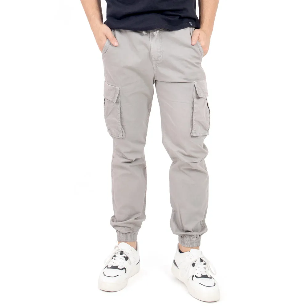 PANTALÓN PARA HOMBRE JOGGER CON TAPAS LATERALES QUARRY