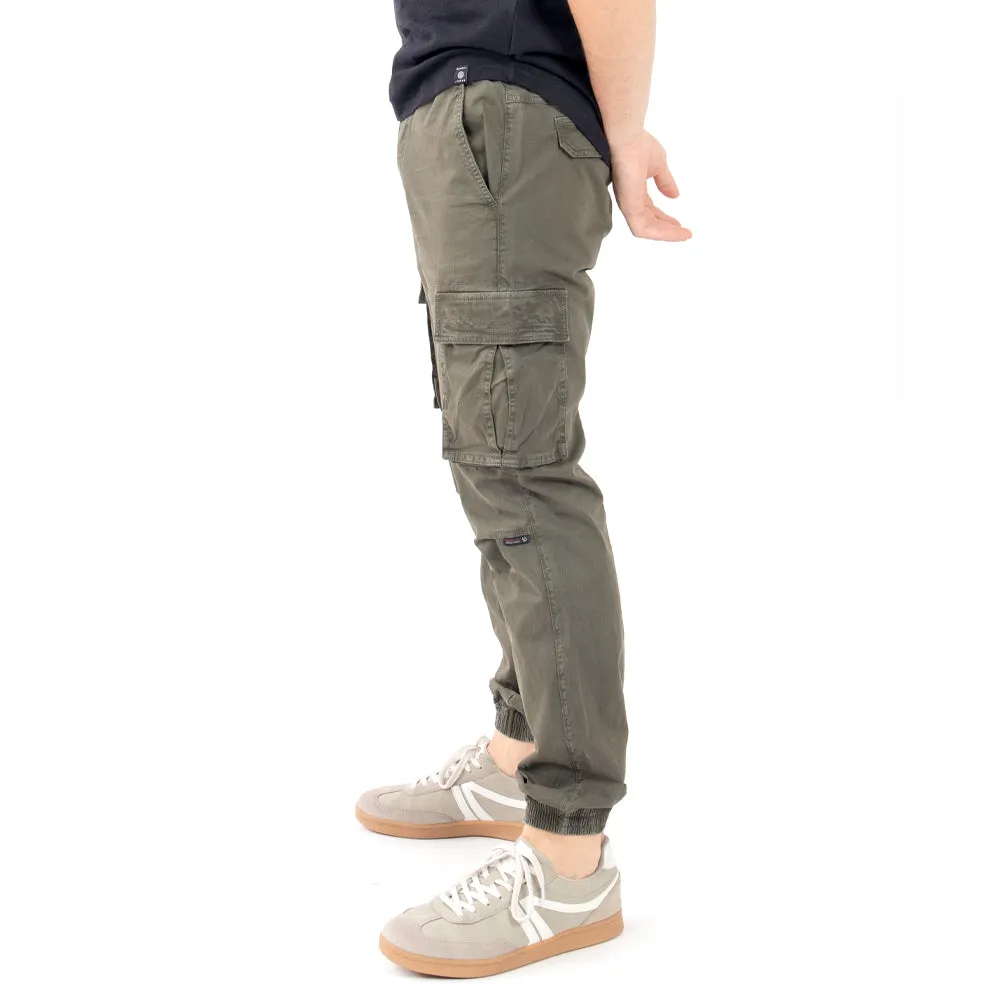 PANTALÓN PARA HOMBRE JOGGER CON TAPAS LATERALES QUARRY