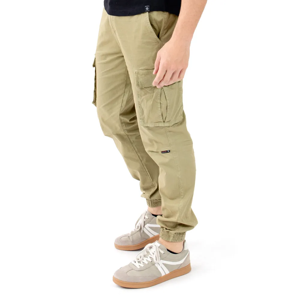 PANTALÓN PARA HOMBRE JOGGER CON TAPAS LATERALES QUARRY