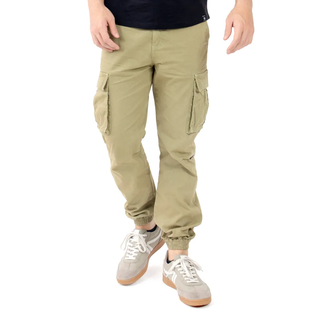 PANTALÓN PARA HOMBRE JOGGER CON TAPAS LATERALES QUARRY