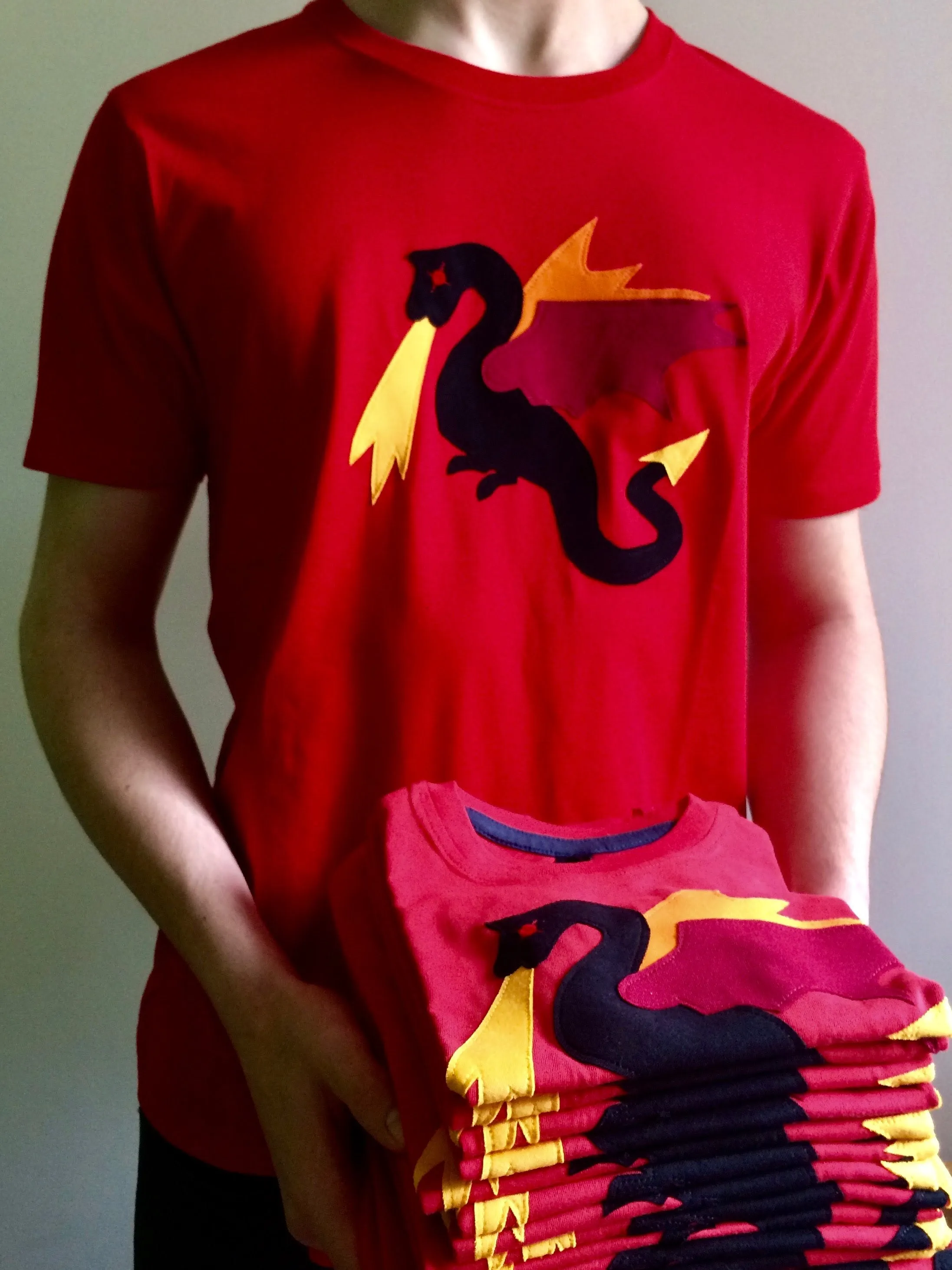 Parent and Child Dragon T-Shirt Set