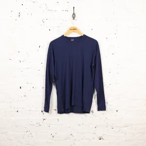 Patagonia Capilene Long Sleeve T Shirt - Blue - L
