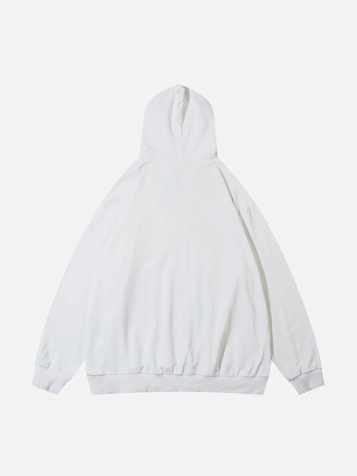 Patchwork Tooth Washed Hoodie