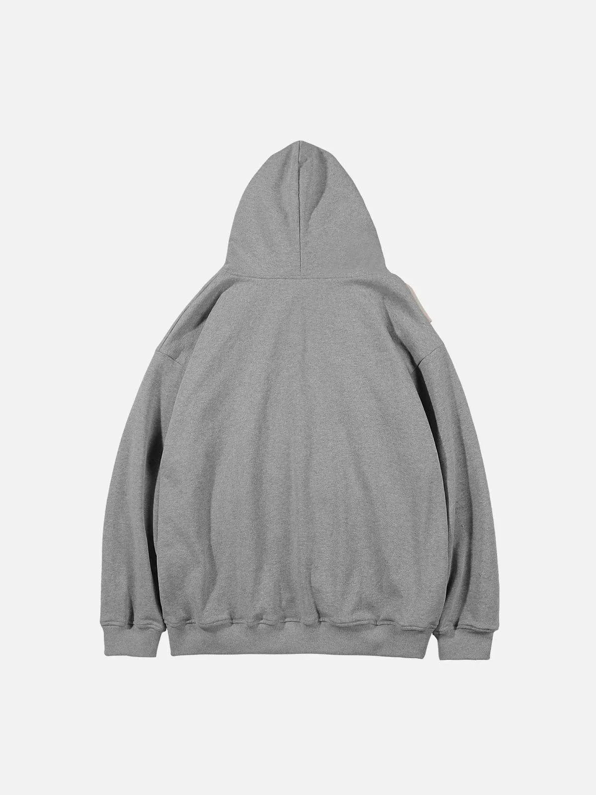 Patchwork Vest Hoodie