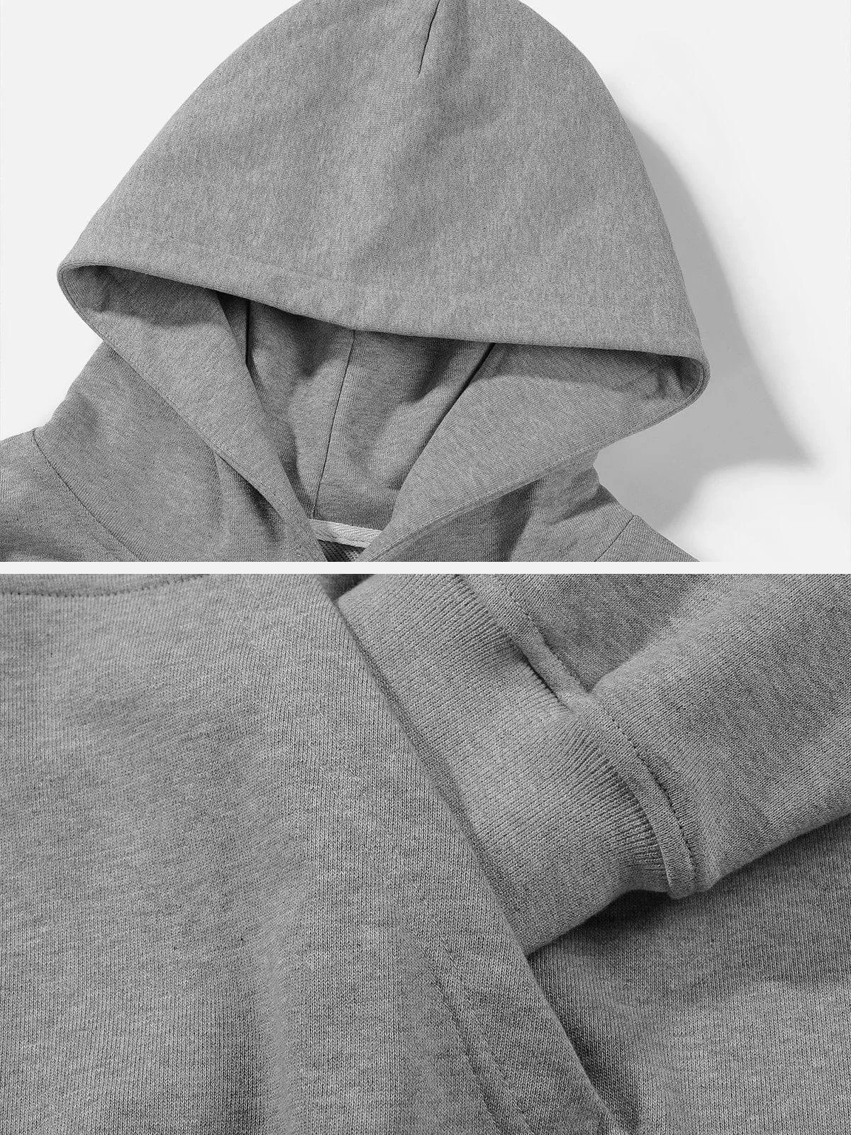 Patchwork Vest Hoodie