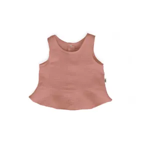 Peplum Top - Blush
