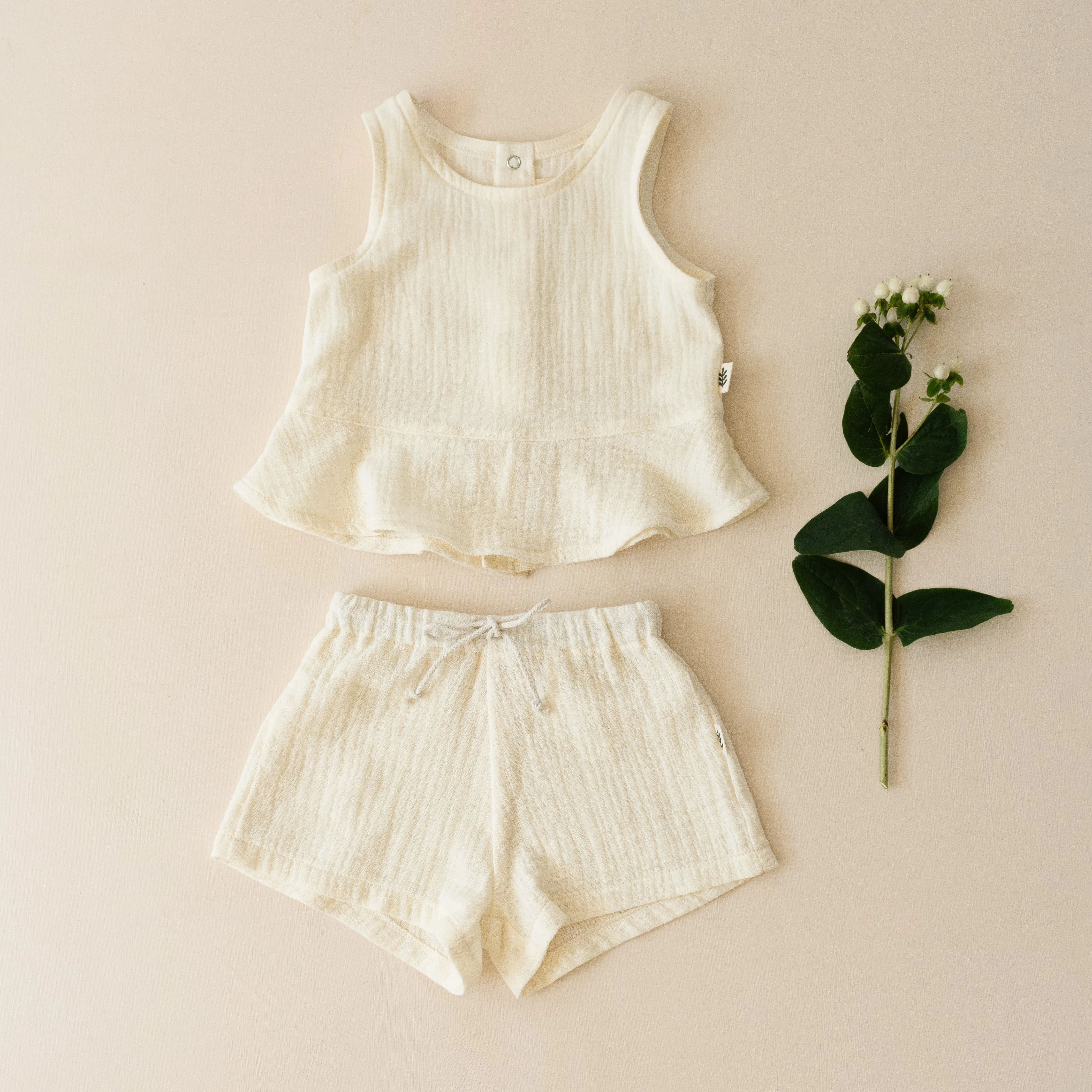 Peplum Top - Blush
