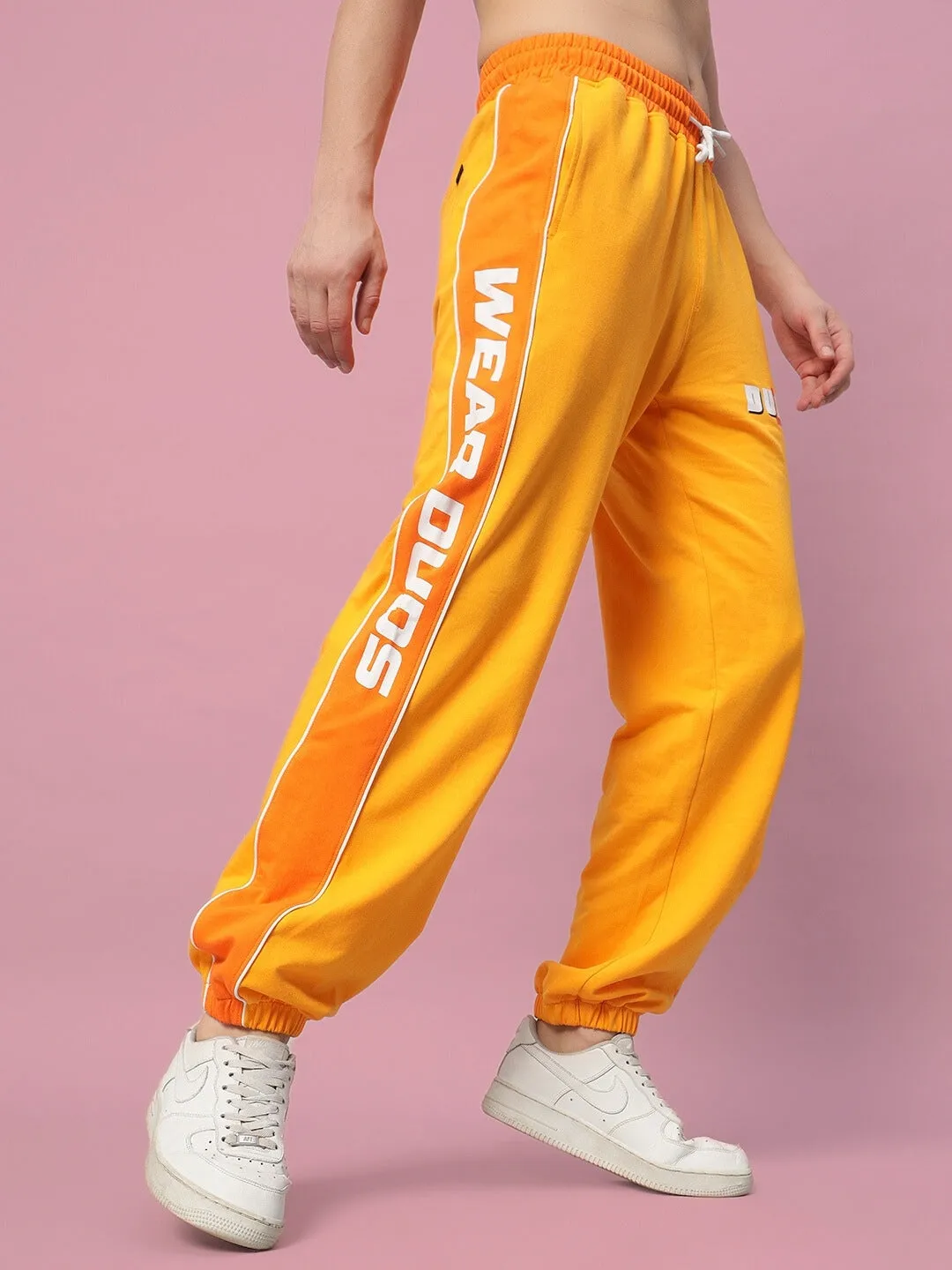 PEPPY JOGGERS (YELLOW-ORANGE)