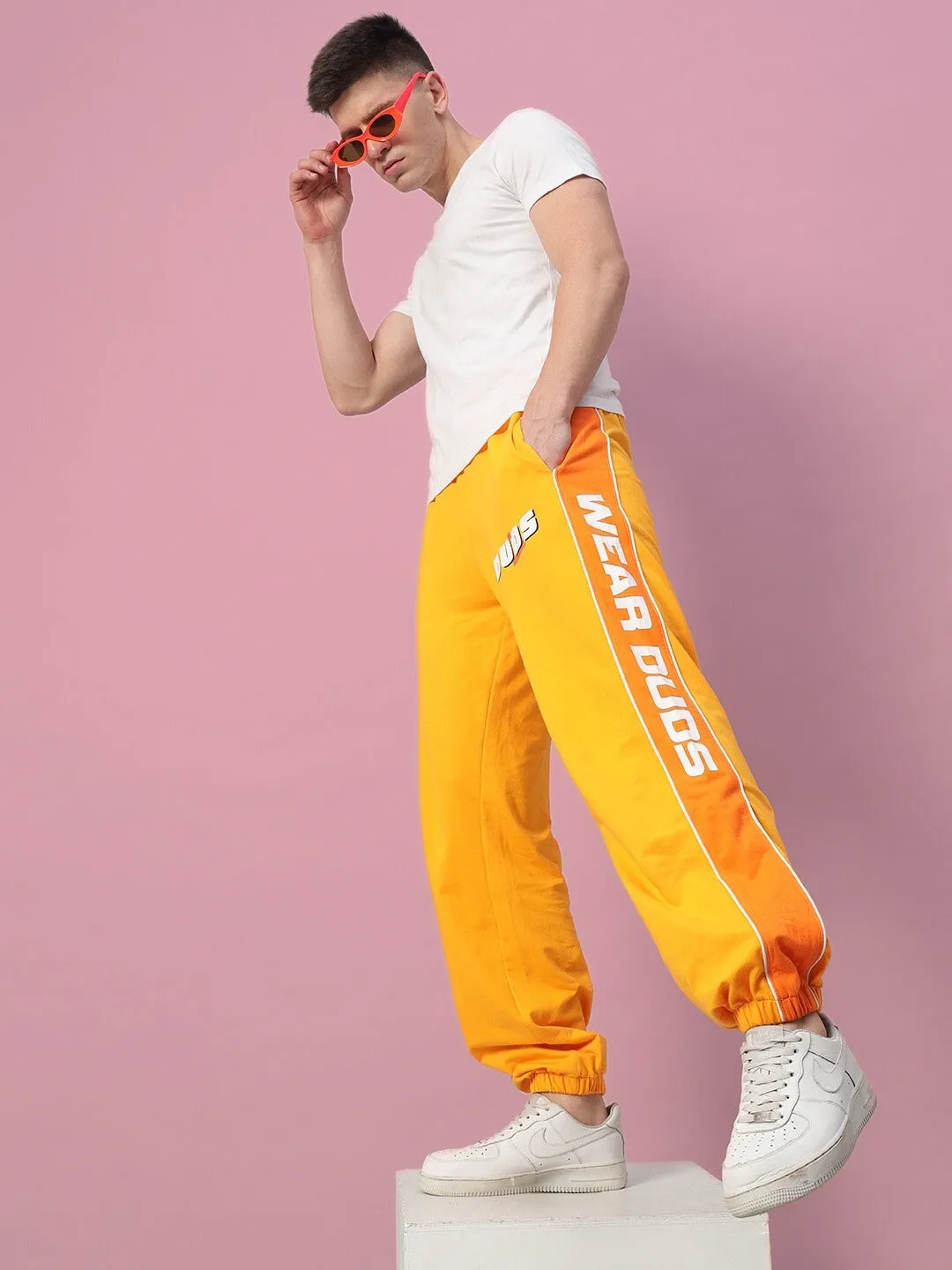 PEPPY JOGGERS (YELLOW-ORANGE)